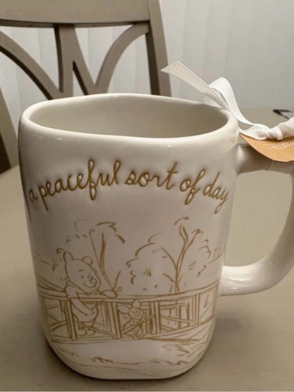 Rae Dunn Disney Winnie The Pooh A Peaceful Sort Of Day Mug